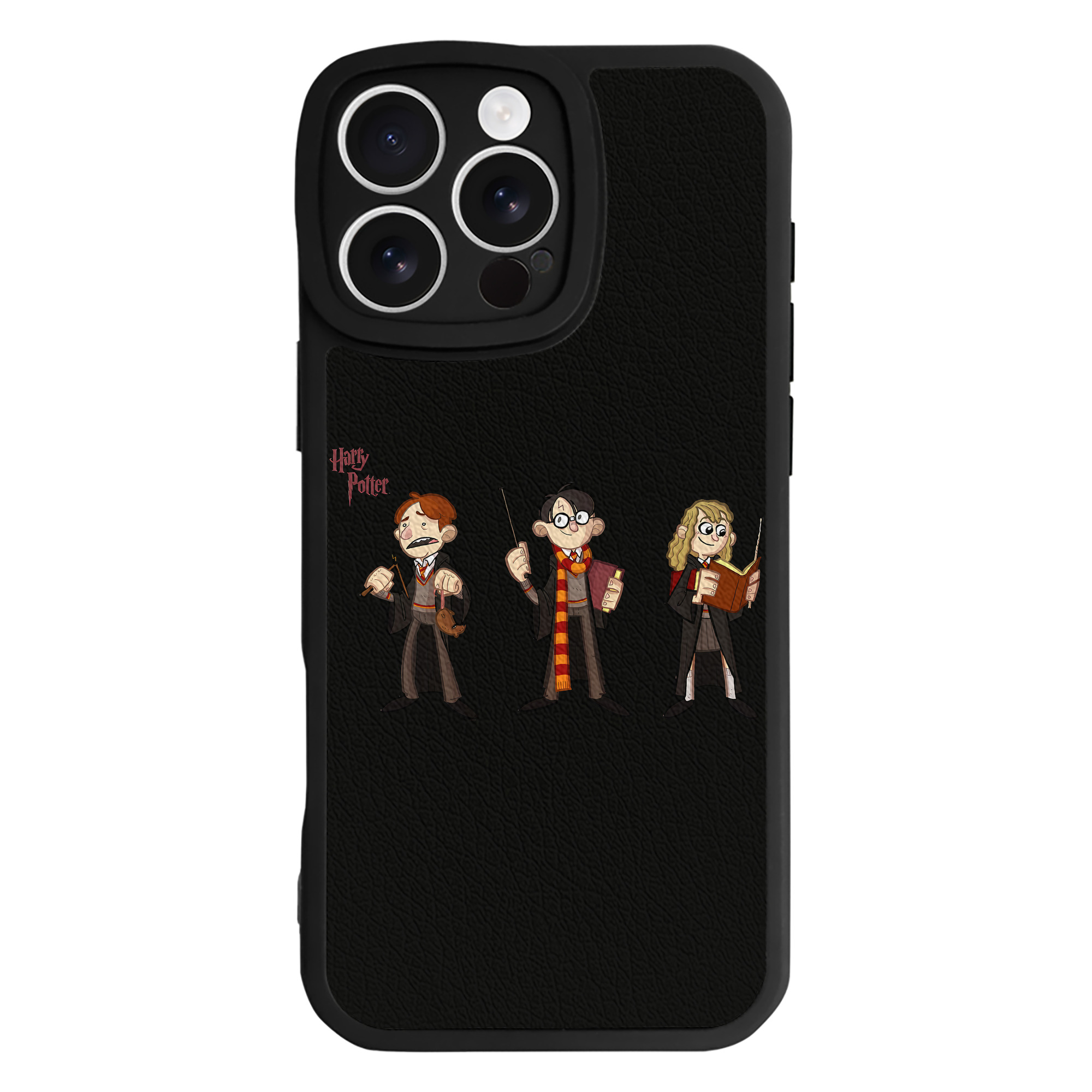 （画像用） Harry Potter ハリー・ポッターシリーズ 【iPhone 16シリーズ対応】シリコンスマホケース（レザー調） 材質：シリコン